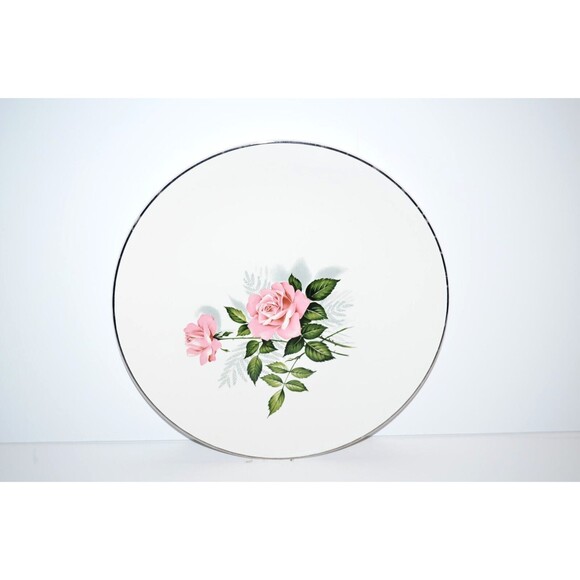 Vtg Taylor Smith Taylor Summer Rose Dinner Plate 10.5" replacement - Picture 1 of 8